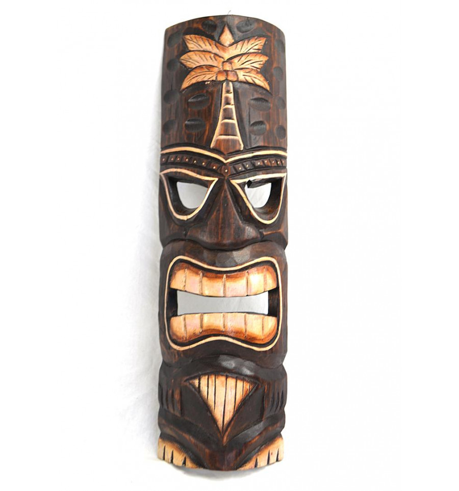 Achat masque Tiki pas cher décoration maori polynésie en bois