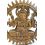 Decor mural "Temple of Ganesha" solid wood carved hand