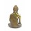 Statuetta di Buddha Bhumisparsa Mûdra bronzo h7cm.