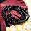 Bracelet Tibetan Mala beads-black wood. 