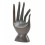 Hand of Buddha / Display rings-carved wooden hue chocolate brown