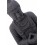 Statua di Buddha in pietra nera, deco etnico asiatico thailandia.