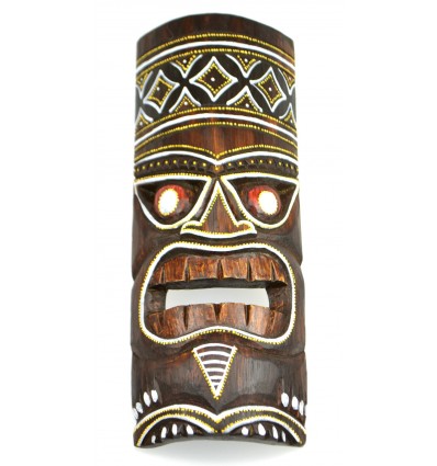 Purchase tiki mask wood cheap. Decoration Polynesia Maori Tahiti.