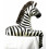 Statua zebra sporgenza mensola. Decorazione in legno savana africana giungla.