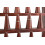 Porta-anelli / Display-ring (24 coni) in legno massello di colore rosso