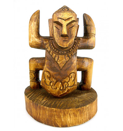 Totem statua koh lanta in legno, trofeo originale agenzia di eventi.