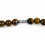 Necklace flush with neck tiger eye lucky charm protection pearls 8mm.