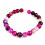 Bracelet lithotherapie agate rose, virtues, properties, and chance. 