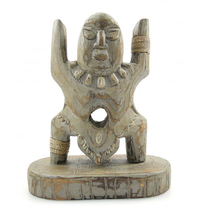 Wood Koh Lanta Totem, Ethnic Chic Decor Purchase, Adventure Trophy.