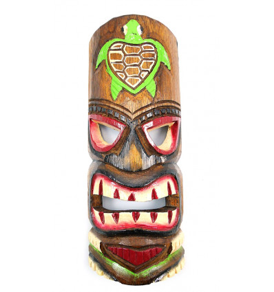 Cheap wooden tiki mask. Decoration Tiki Hawaii Turtle Tahiti.