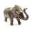 Bronze Indian elephant statuette. Original collector's decorative object.