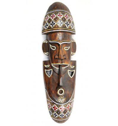 African mask cheap. Large wooden mask handcrafted hand made.