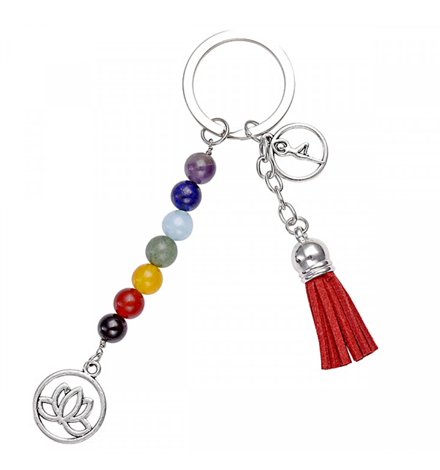 Door Key Jewel Of A Bag Zen 7 Chakras Yoga Lotus Flower