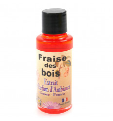 Perfume extract for diffuser, strawberry scent, made in France.