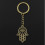 Door-key, Hand of Fatma in metal