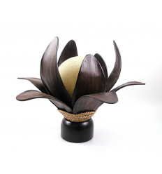 Lampe forme fleur de lotus. Décoration exotique bouddhiste, achat. 