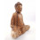 Buddha Statue sitting in a lotus position h30cm carved Wood hand