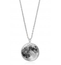 Necklace "full moon" phosphorescent