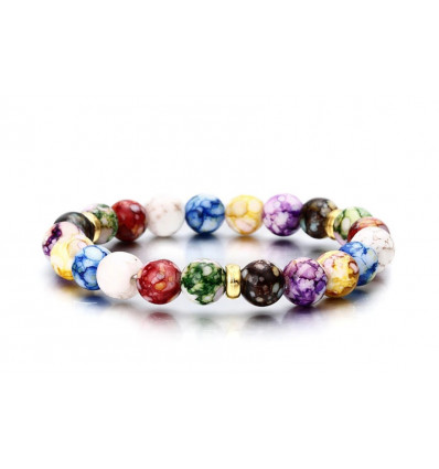 "Joie de vivre" bracelet - multicolored beads