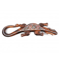 Amazing Coloured Wooden LIZARD 50 cm Free Wall Hanging New Decoration Variants 