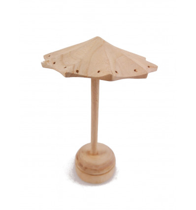Display shape earrings for umbrella solid wood gross