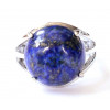 Bague Iris ornée d'un Lapis Lazuli - Anneau réglable