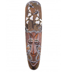 African mask wood pattern Giraffe. Deco african.