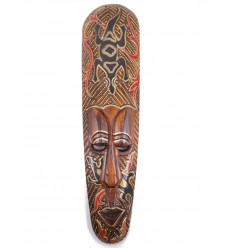 Maschera africana in legno modello Geco. Deco africano.