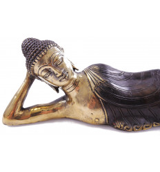 Grande statua di Buddha 80cm seduta in legno XXL. La scultura è raro in  Bali.