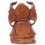 Statue, chinese Buddha laughing H30cm. "Happy Buddha" in exotic wood carved hand.