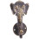 Robe hook wall Elephant 1 hook in solid bronze. Creation craft.