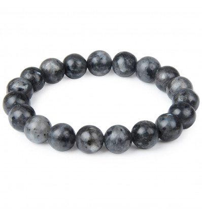 Labradorite bracelet, 10mm beads. Psychic Protection Stone.