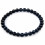 Bracelet Onyx / Agate noire. Equilibre énergies, protège la grossesse