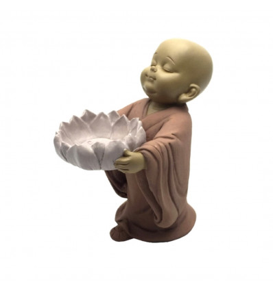 Candle holder Zen baby buddha candle heating-dish. Purchase cheap.