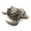 Statua della tartaruga di mare in bronzo, oggetto deco idea regalo tartaruga.