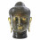 Tête de Bouddha en bronze. Achat décoration zen artisanat de Bali.