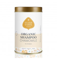 Shampoo in powder form for children. Chamomile organic vegan allergen-free.