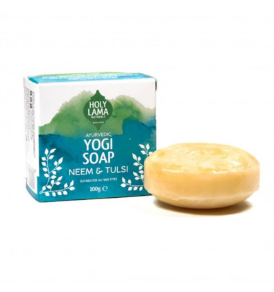 Soap ayurvedic Vegan Yoga at neem and tulsi. Natural soap vegan.
