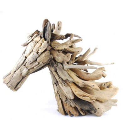 Driftwood Horse Head 65cm