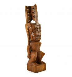Ku - Tiki Polynesian 50cm wood Suar