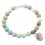 Bracelet elastic beads Amazonite - Symbol tree of life