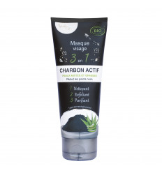 Organic Purifying Exfoliating Cleansing Face Mask with Activated Charcoal 100ml - Bio4you