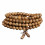 Bracelet Tibétain, Mala 108 perles de bois + noeud sans fin. Livraison offerte !