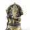 Statuette Ganesh Assis sur son Trône 13cm. Artisanat d'Asie. Zoom