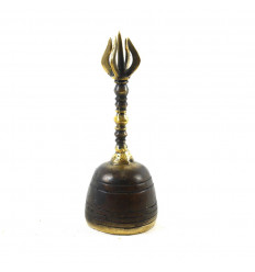 Campana / campana a mano in bronzo massiccio 15 cm - realizzata a mano
