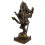Grande Statue de Ganesh Musicien à 3 Têtes en Bronze Massif 51cm. Zoom