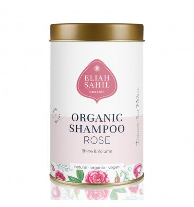 Shampoing en poudre à la Rose Bio & Vegan Eliah Sahil, Zéro déchet
