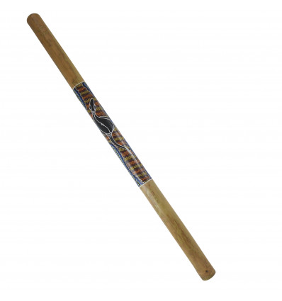 Didgeridoo bamboo painted salamander pattern -120cm