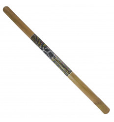 Didgeridoo en bambou peint motif tortue - 120cm
