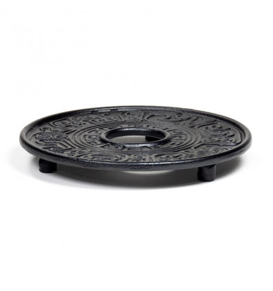 Black cast iron dish for Japanese-style Teapot Tetsubin